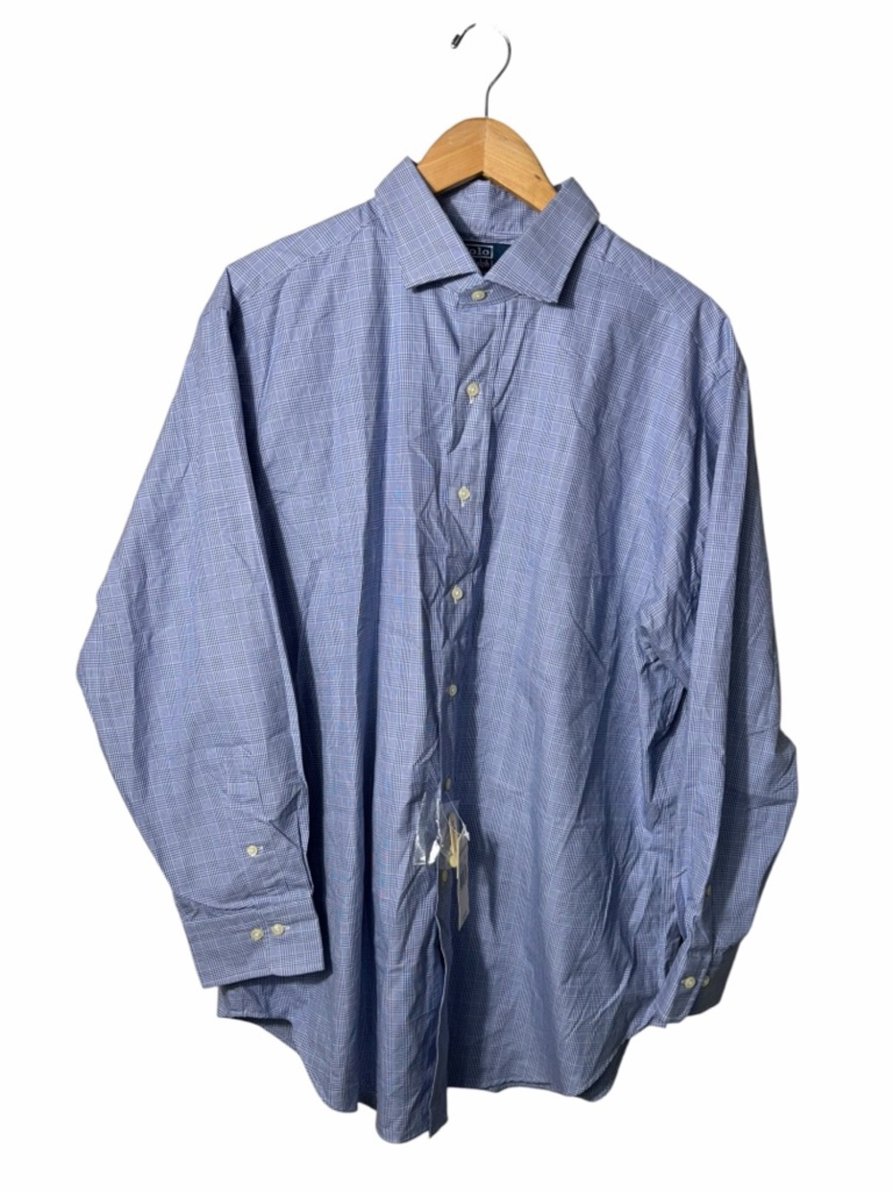 NEW Polo Ralph Lauren Long Sleeve Plaid Button Down Size 17.5